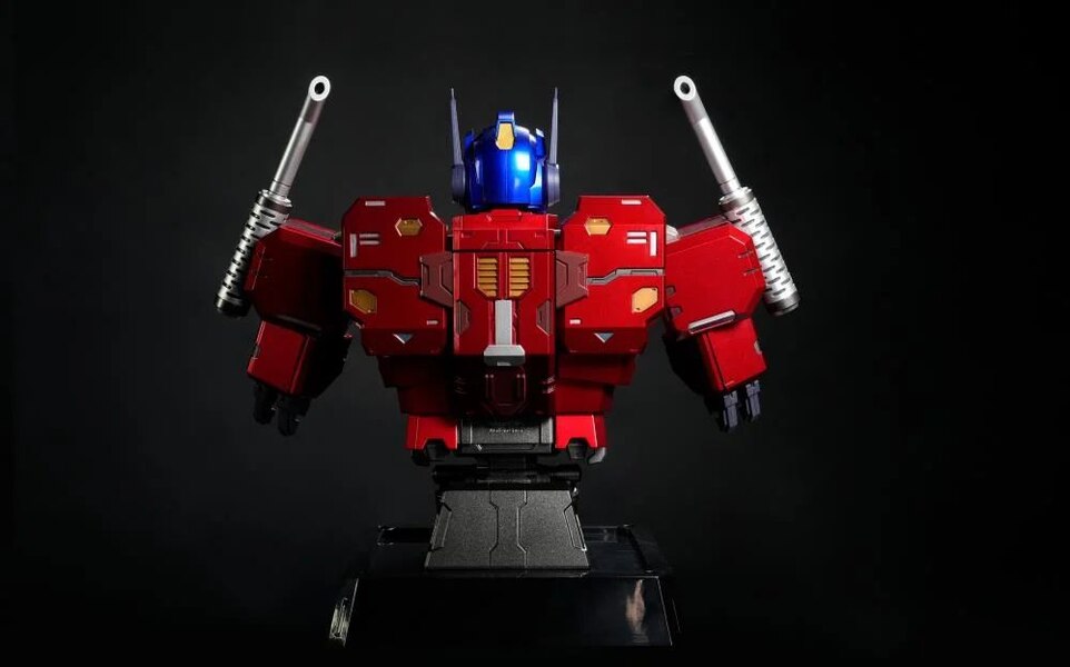 Image Of Unix Square Optimus Prime Bust Official Figure From Flame Toys  (6 of 19)